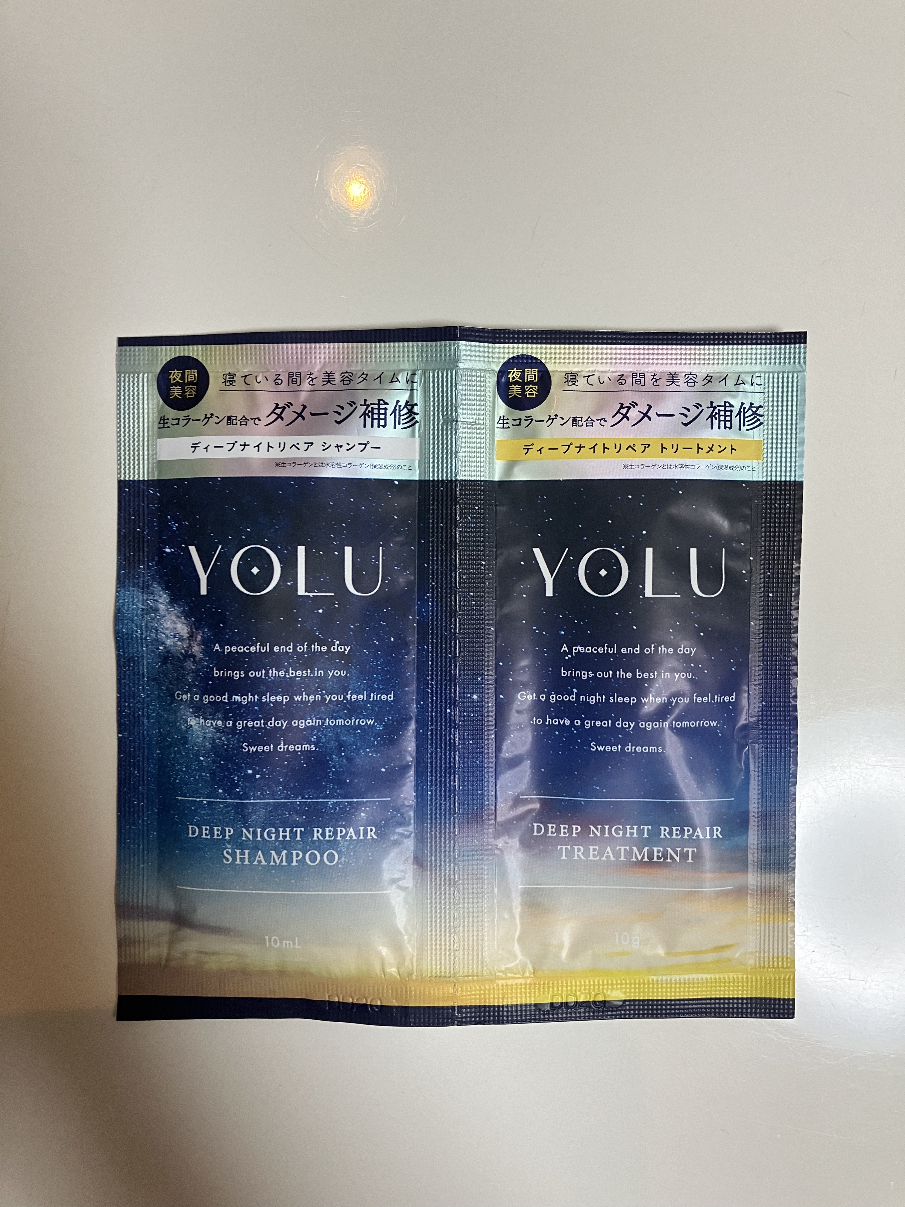 ディープナイトリペアシャンプー／トリートメント/YOLU/市販シャンプーを使ったクチコミ（2枚目）