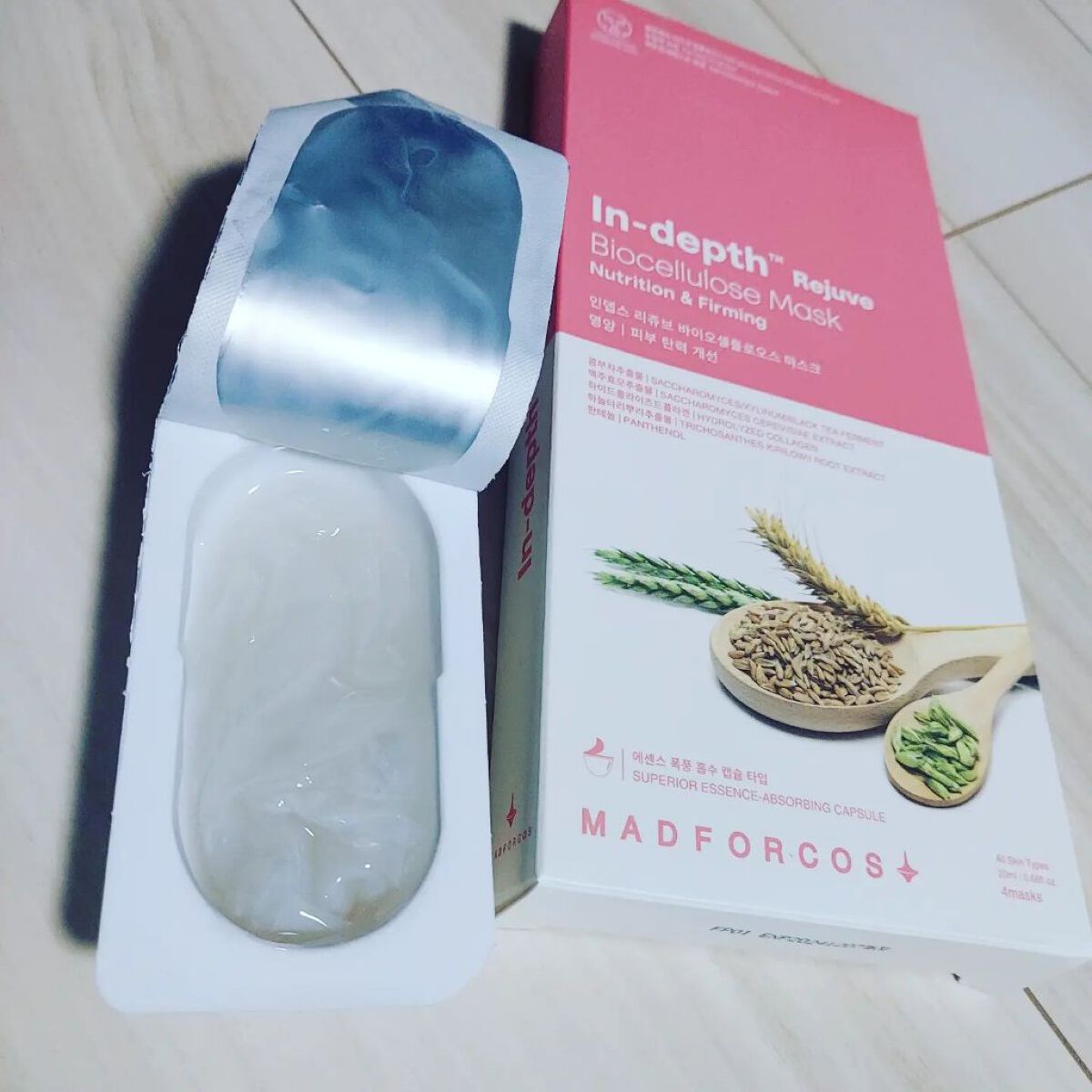 インデップス™モイスチャーバイオセルロースマスク/MADFORCOS/シートマスク・パックを使ったクチコミ（3枚目）