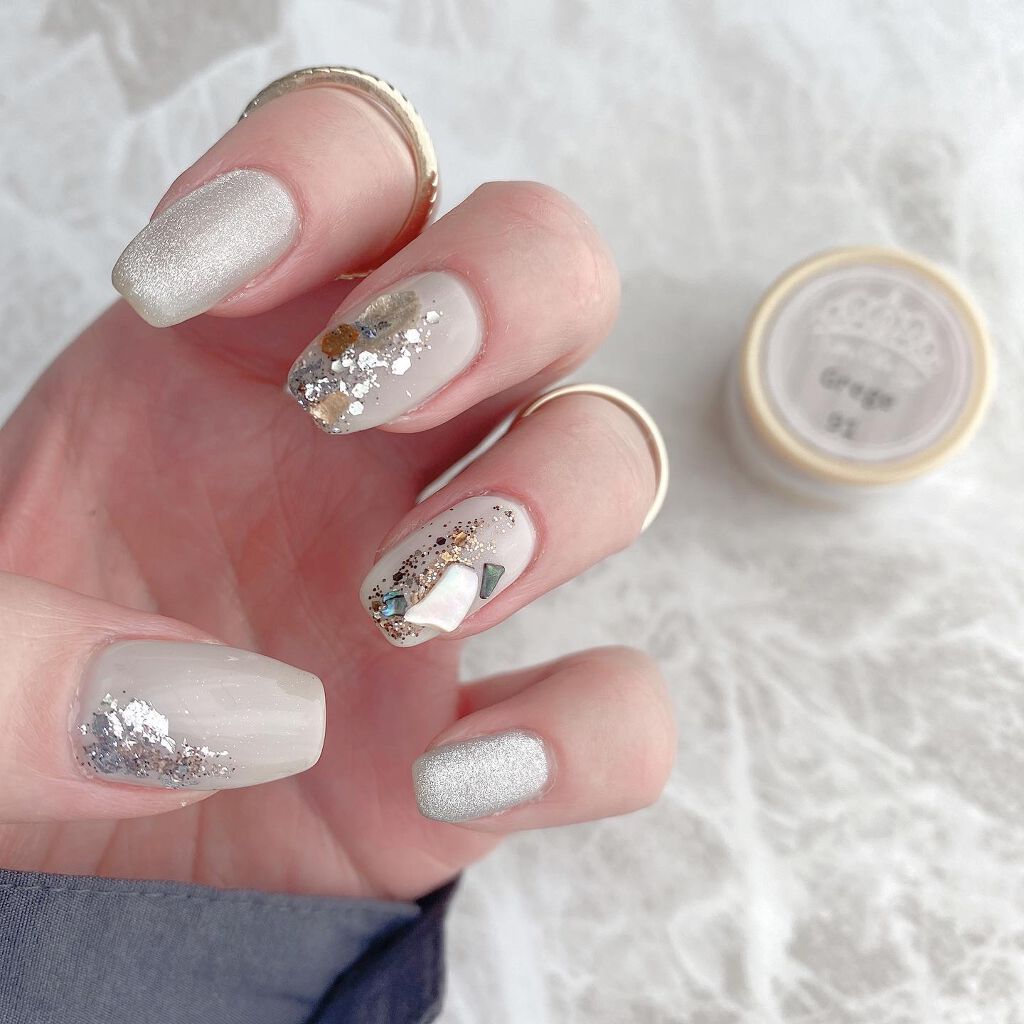 プリティーカラージェル/グレースジェル/ジェルネイルを使ったクチコミ(9枚目)