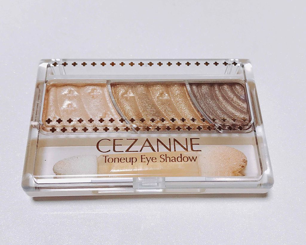 トーンアップアイシャドウ/CEZANNE/アイシャドウパレットを使ったクチコミ(1枚目)