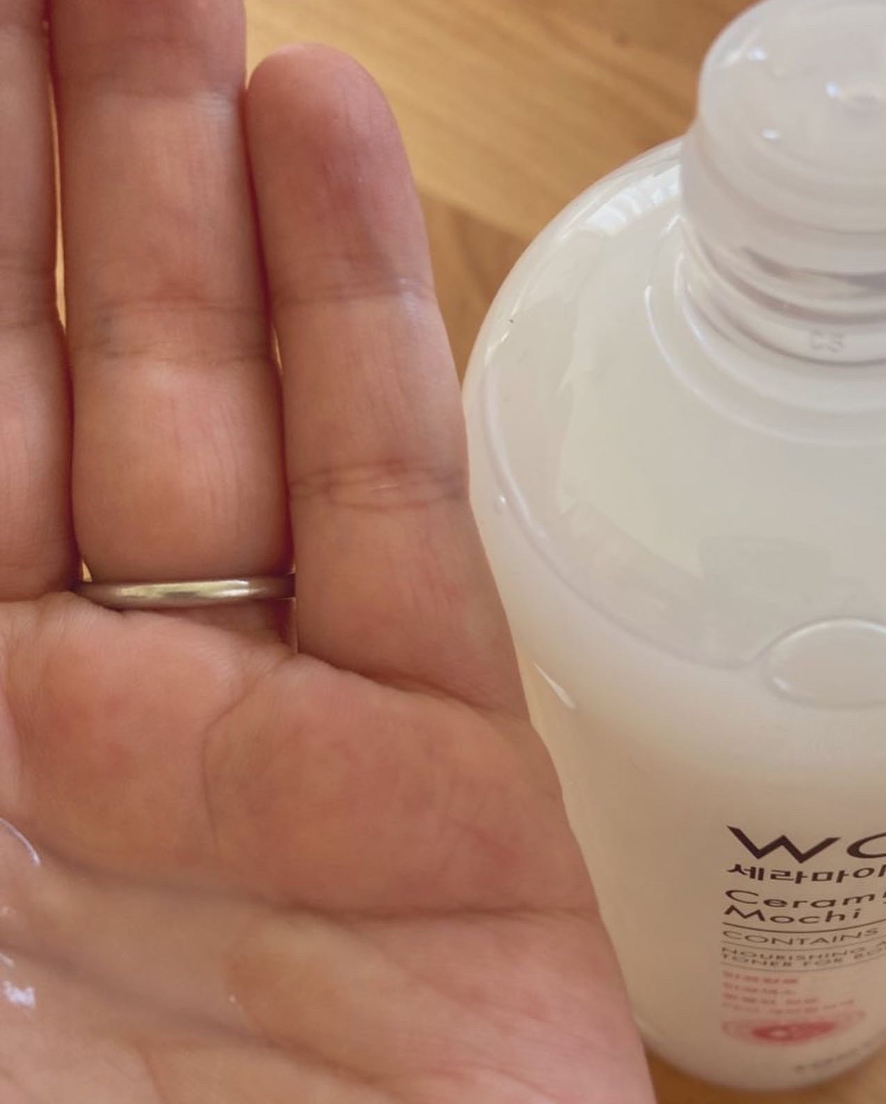 Wonder Ceramide Mochi Toner（トニーモリーワンダーCモチトナー）/TONYMOLY/化粧水を使ったクチコミ（2枚目）