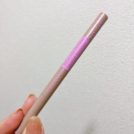 描くふたえアイライナー/CEZANNE/リキッドアイライナーを使ったクチコミ(1枚目)