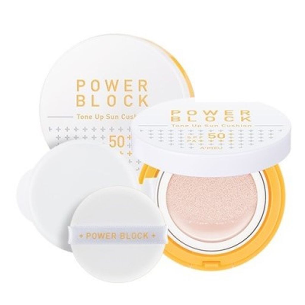 パワーブロック トーンアップサンクッション トーンアップ サン クッション