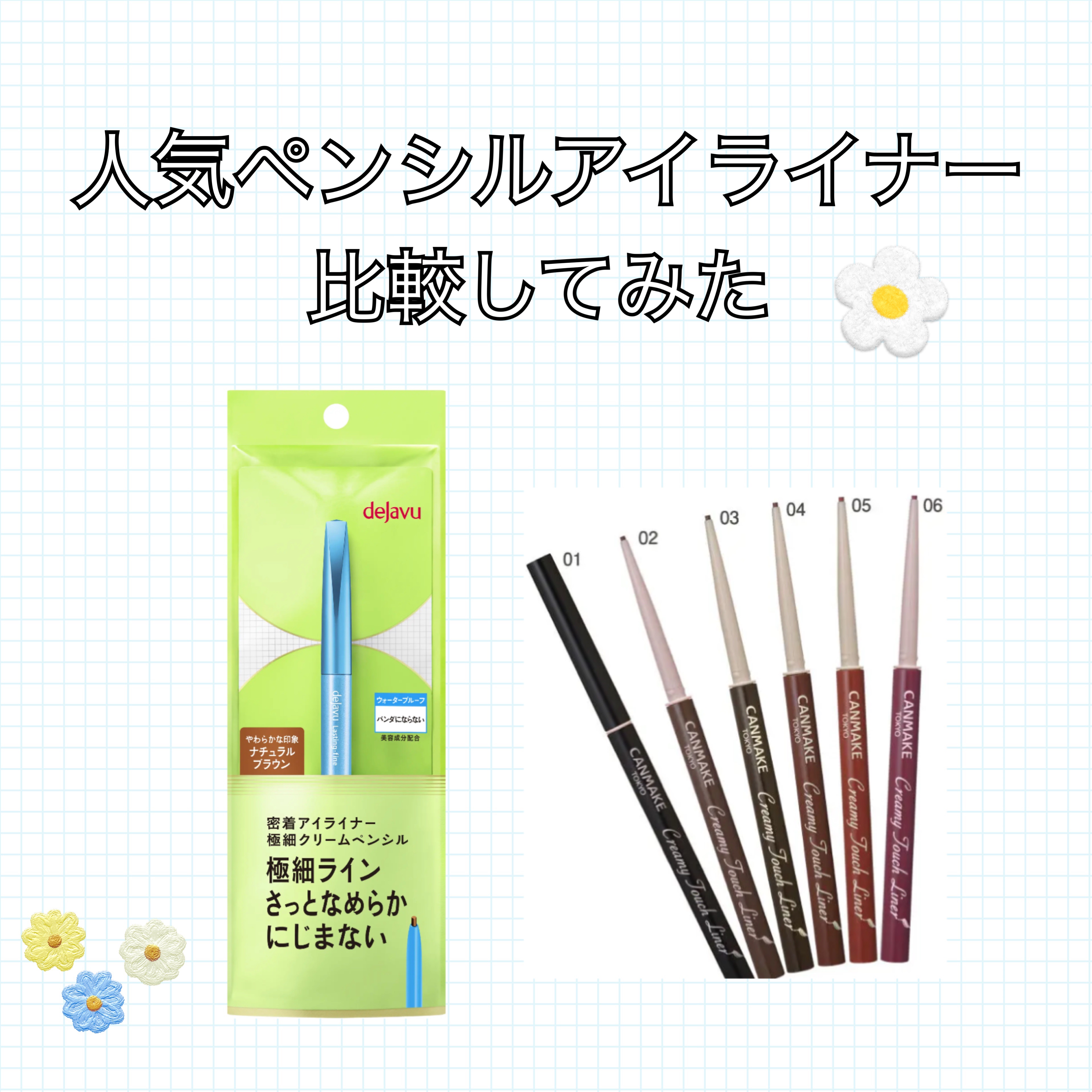 クリーミータッチライナー/キャンメイク/ジェルアイライナーを使ったクチコミ（1枚目）