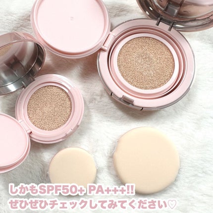 ハイパーカバーフィットクッション グラファイト/APRILSKIN/クッションファンデーションを使ったクチコミ(7枚目)