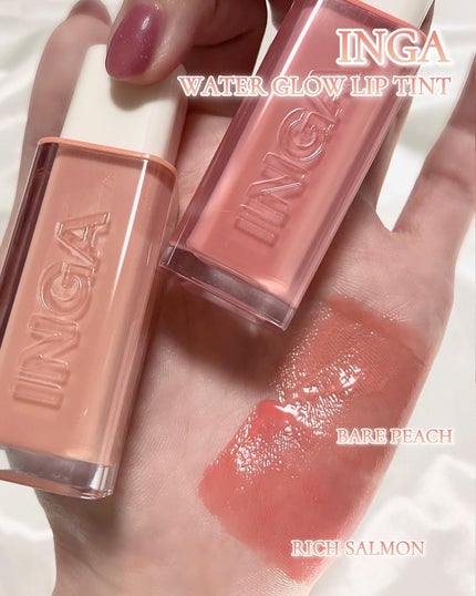 ウォーターグローリップティント/INGA/リップティントを使ったクチコミ(2枚目)