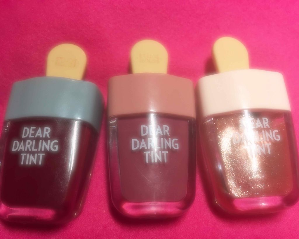 ディアダーリン ウォータージェルティント （アイスティント）/ETUDE/口紅を使ったクチコミ（1枚目）