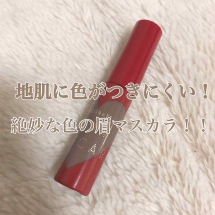 パーフェクトカラーアイブロー/インテグレート/眉マスカラを使ったクチコミ(1枚目)