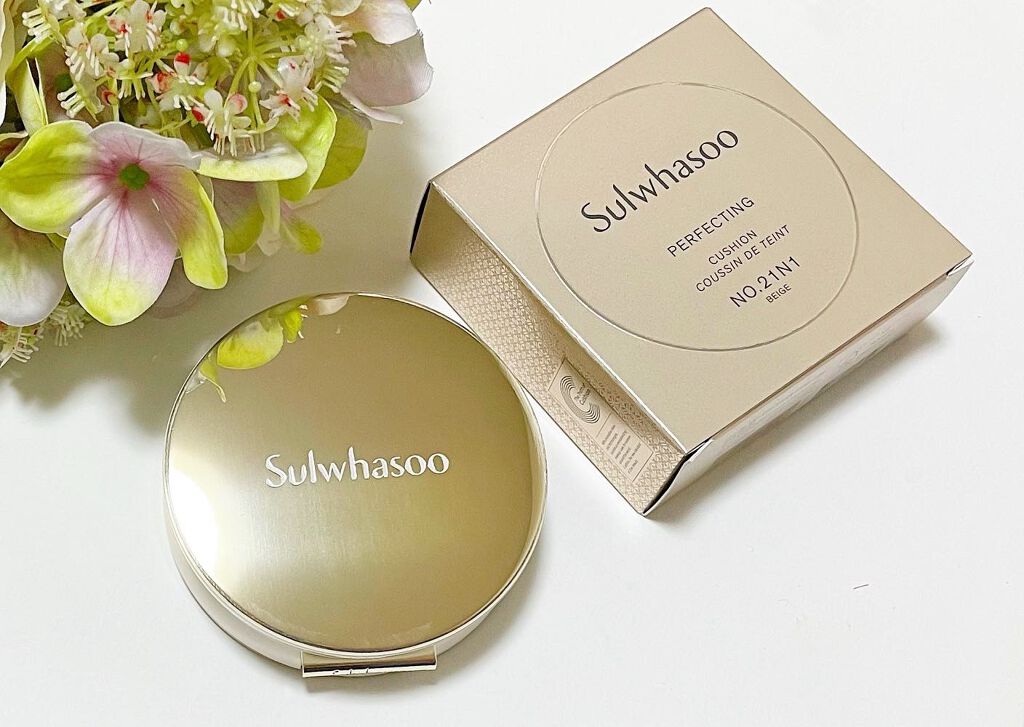 パーフェクティング クッション/エアリ/Sulwhasoo/クッションファンデーションを使ったクチコミ（1枚目）