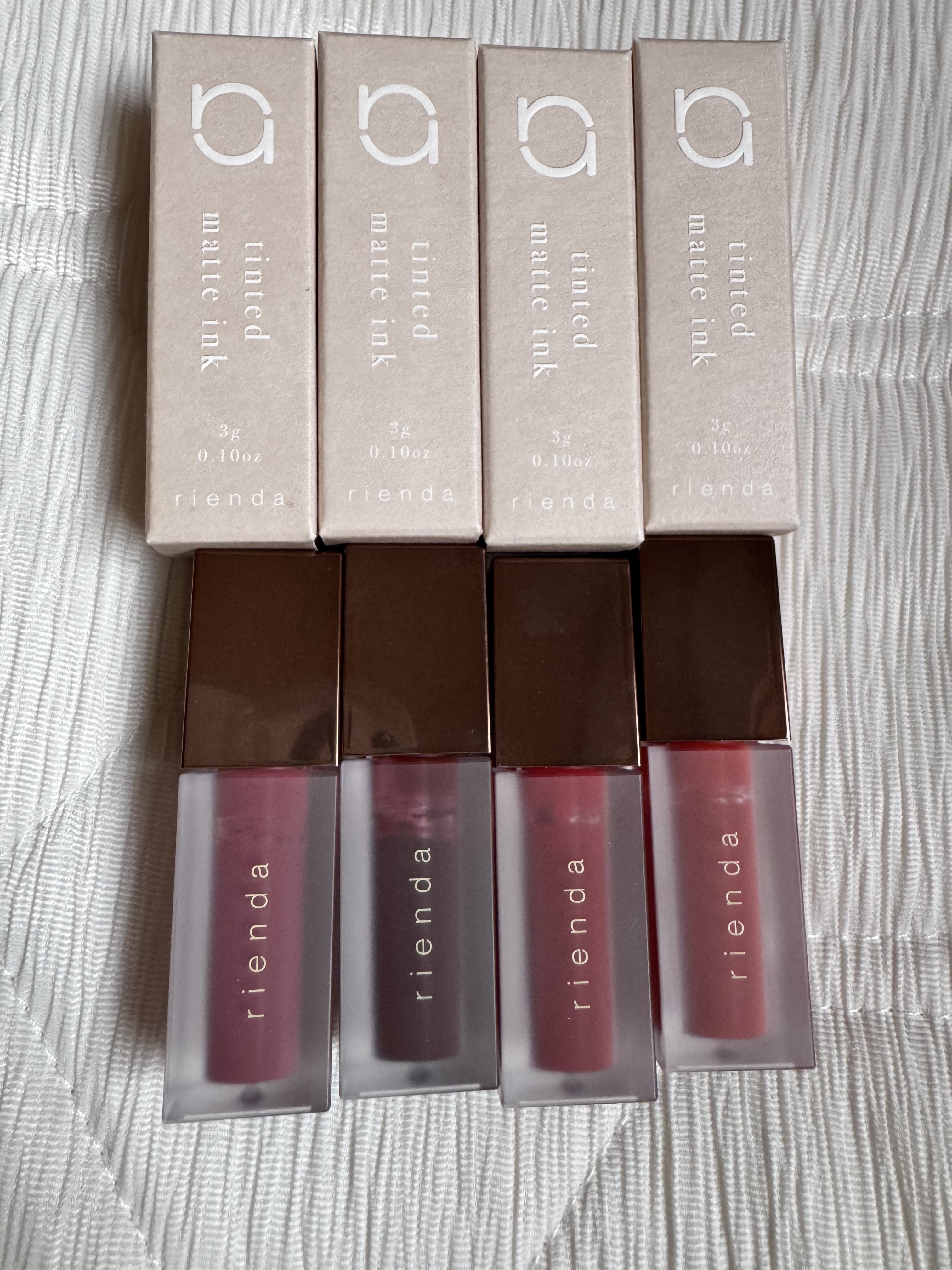 ティンテッドマットインク 02 ミッドナイトベリー/rienda beauty/口紅を使ったクチコミ（1枚目）