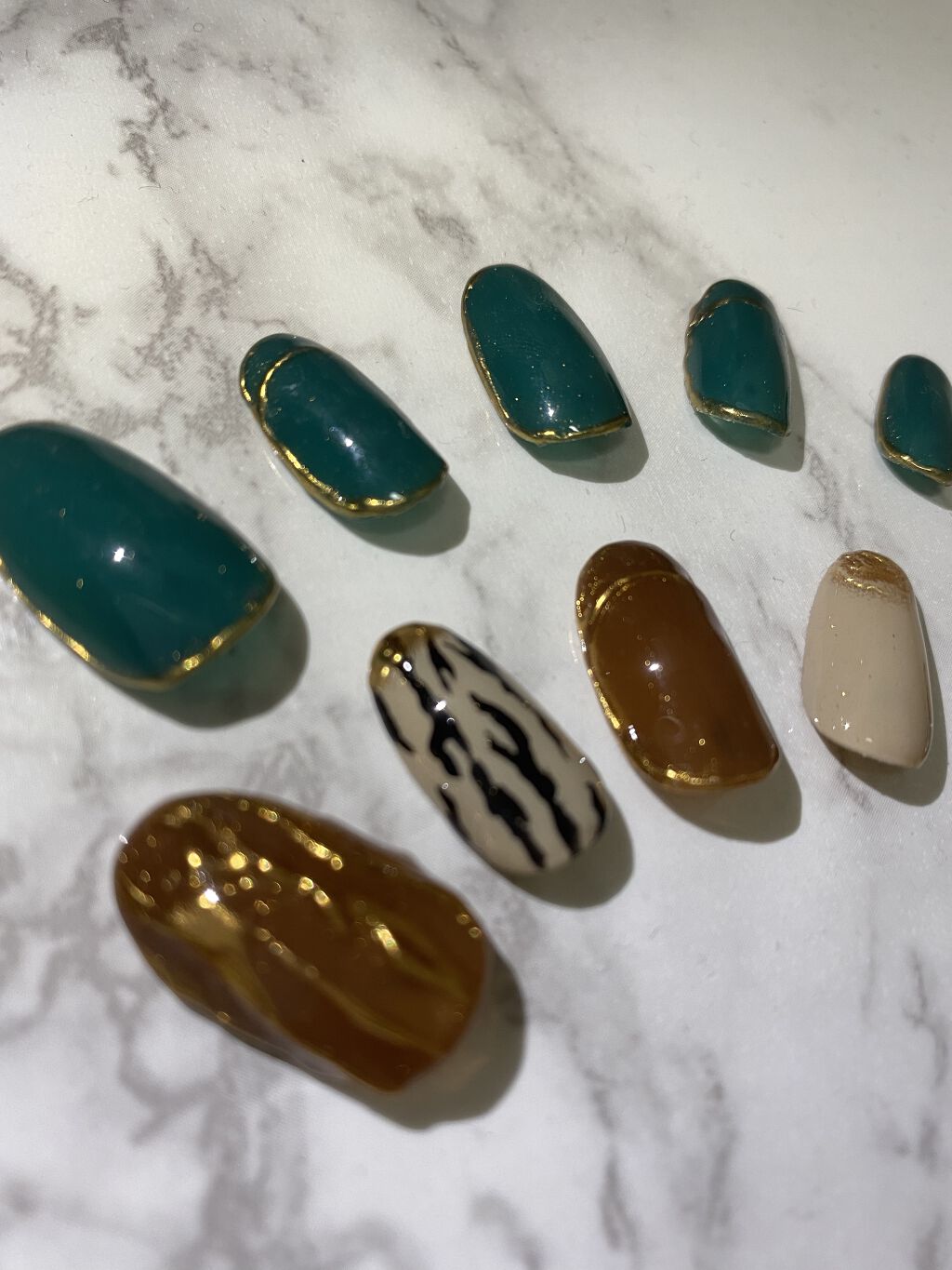 ジェルネイル（ライト対応）/セリア/ジェルネイルを使ったクチコミ（1枚目）