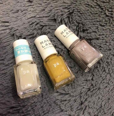 pa nail collective paネイルカラー(マットトップコート)のクチコミ「あけましておめでとうございます。
今年初セルフネイル！

自担が出ている舞台を見に行き、感動し.....」（3枚目）