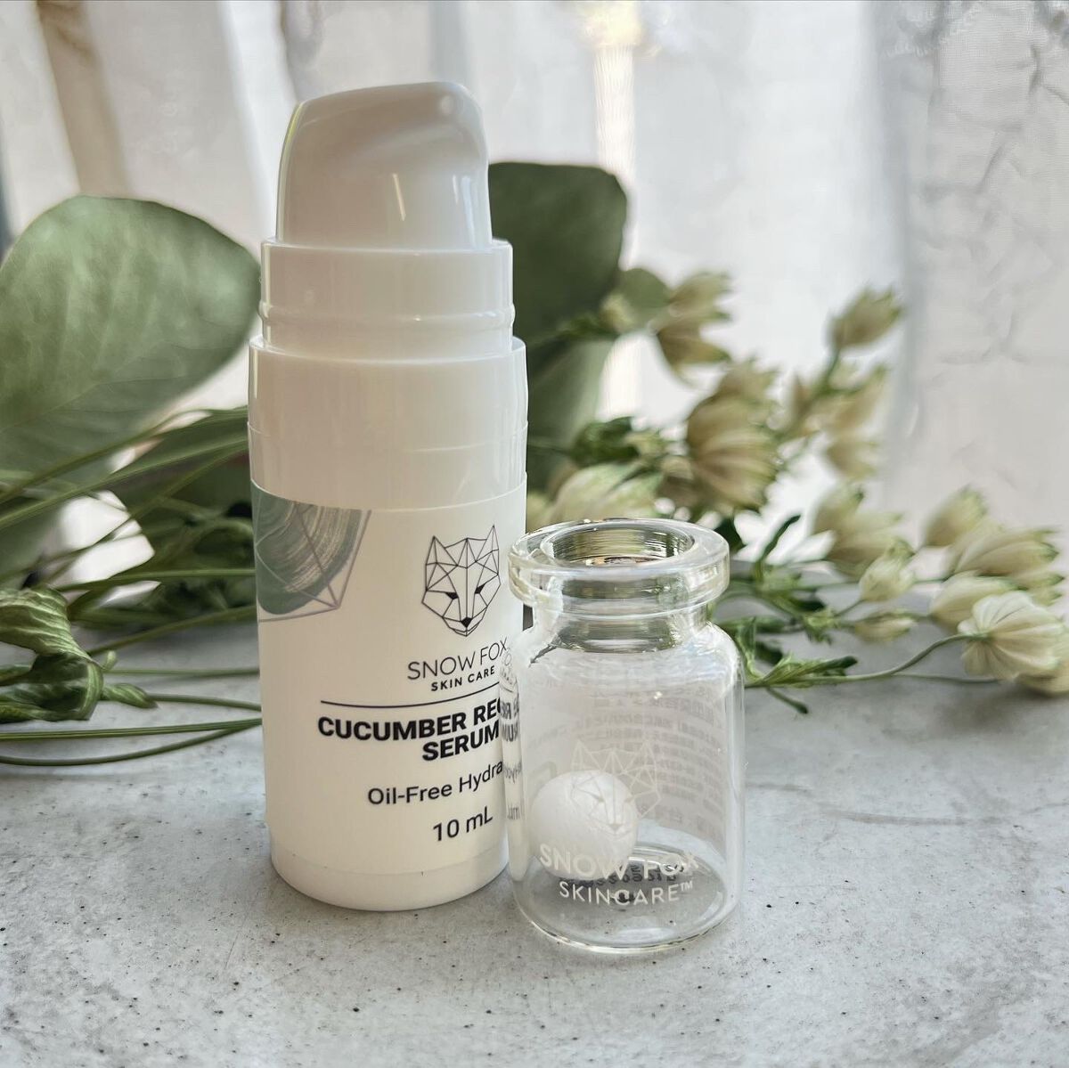 リカバリー セラム (キューカンバー)/SNOW FOX SKINCARE/美容液を使ったクチコミ（2枚目）