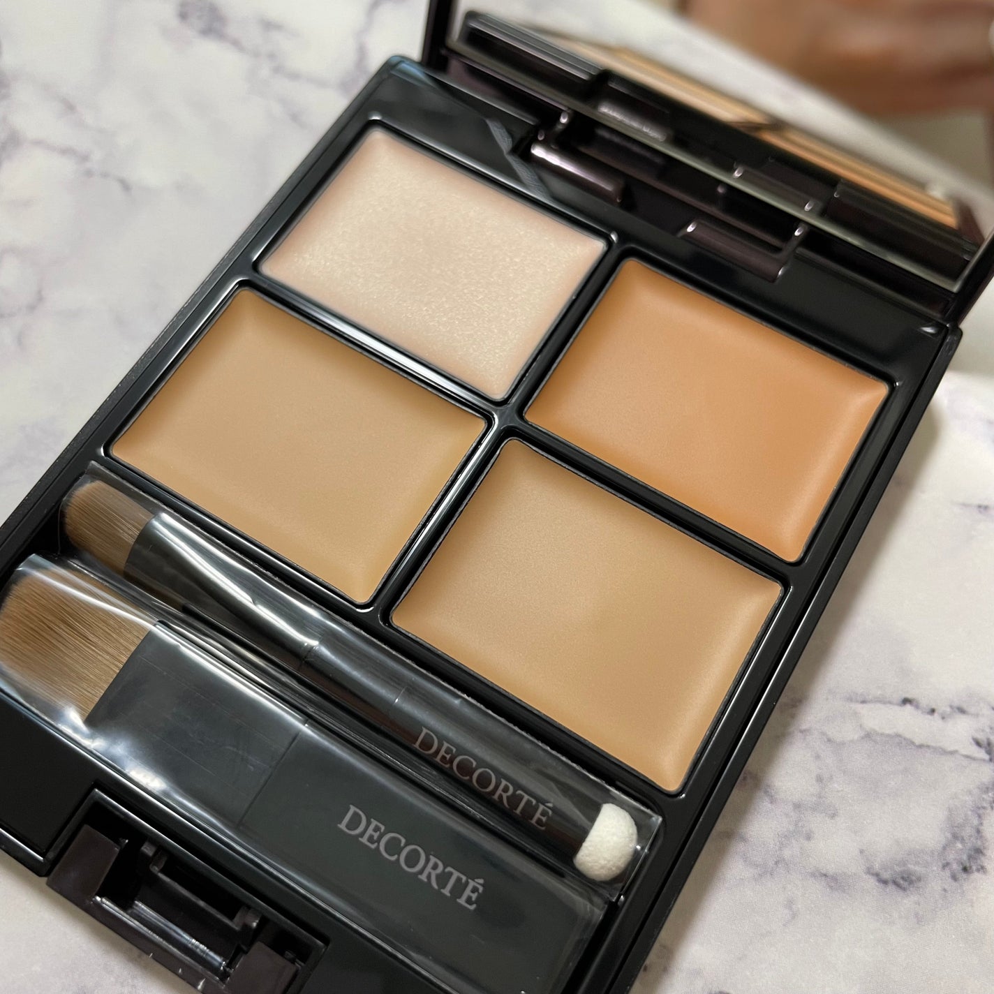 トーンパーフェクティング パレット/DECORTÉ/パレットコンシーラーを使ったクチコミ(2枚目)