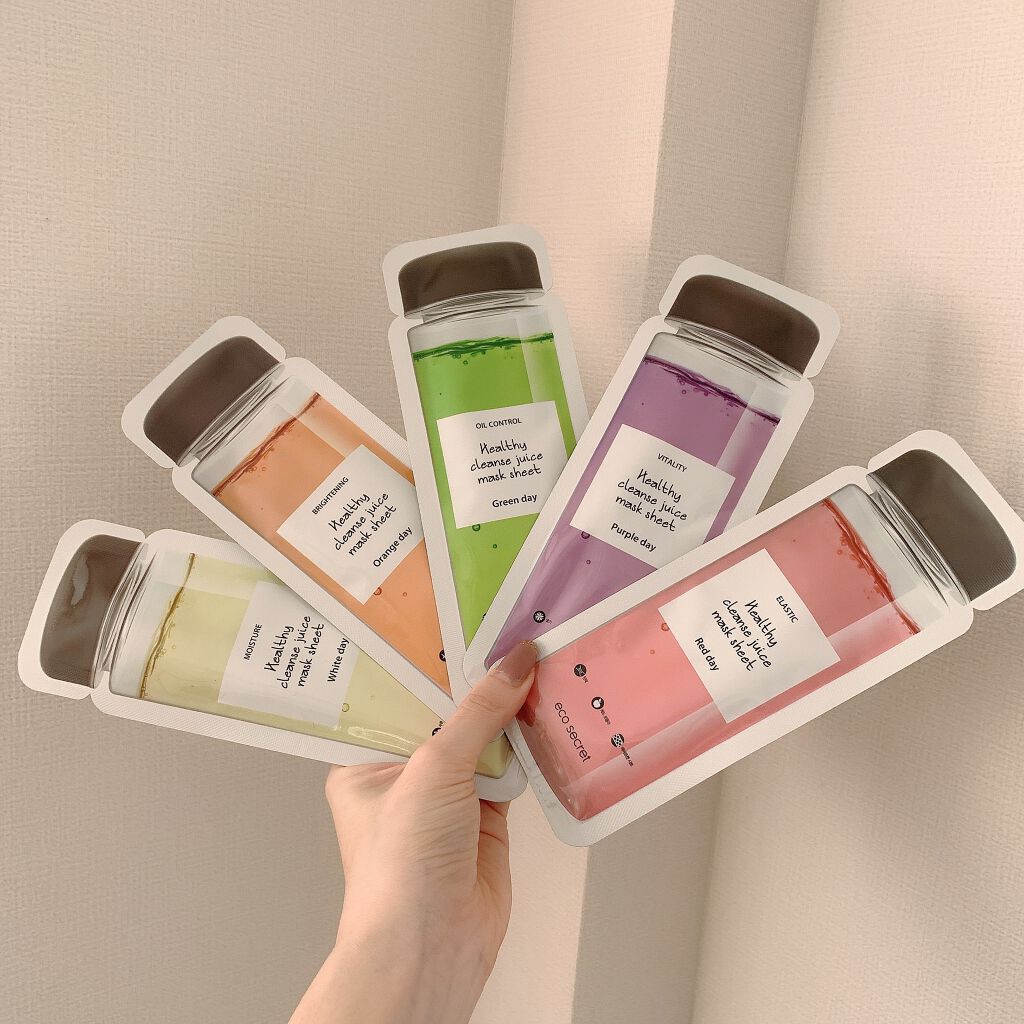 ヘルシークレンズジュースマスクパック/eco secret/シートマスク・パックを使ったクチコミ（2枚目）