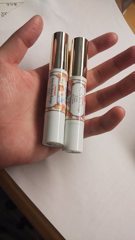 ステイオンバームルージュ/キャンメイク/口紅を使ったクチコミ(2枚目)