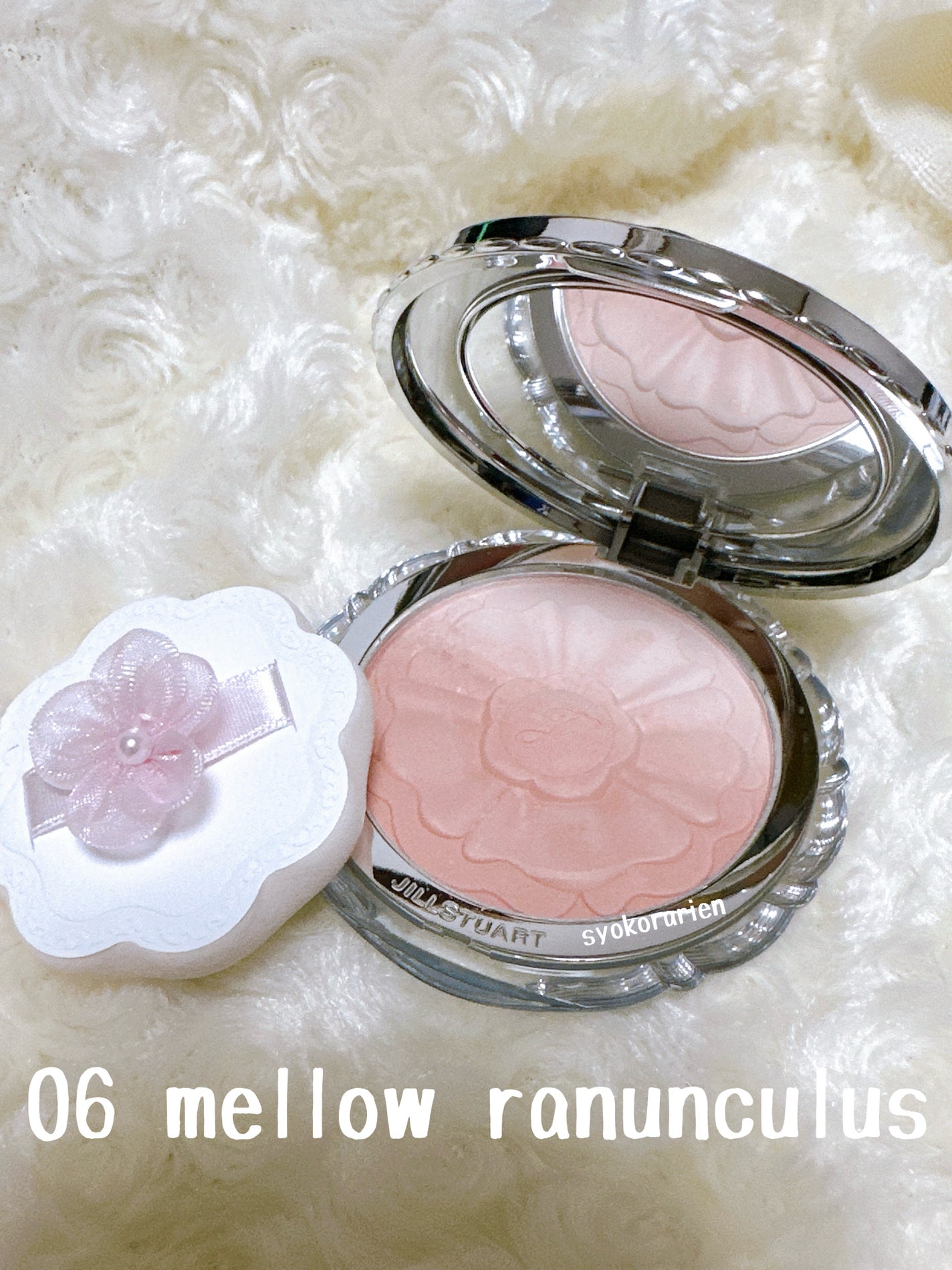 ジルスチュアート パステルペタル ブラッシュ/JILL STUART/パウダーチークを使ったクチコミ(3枚目)