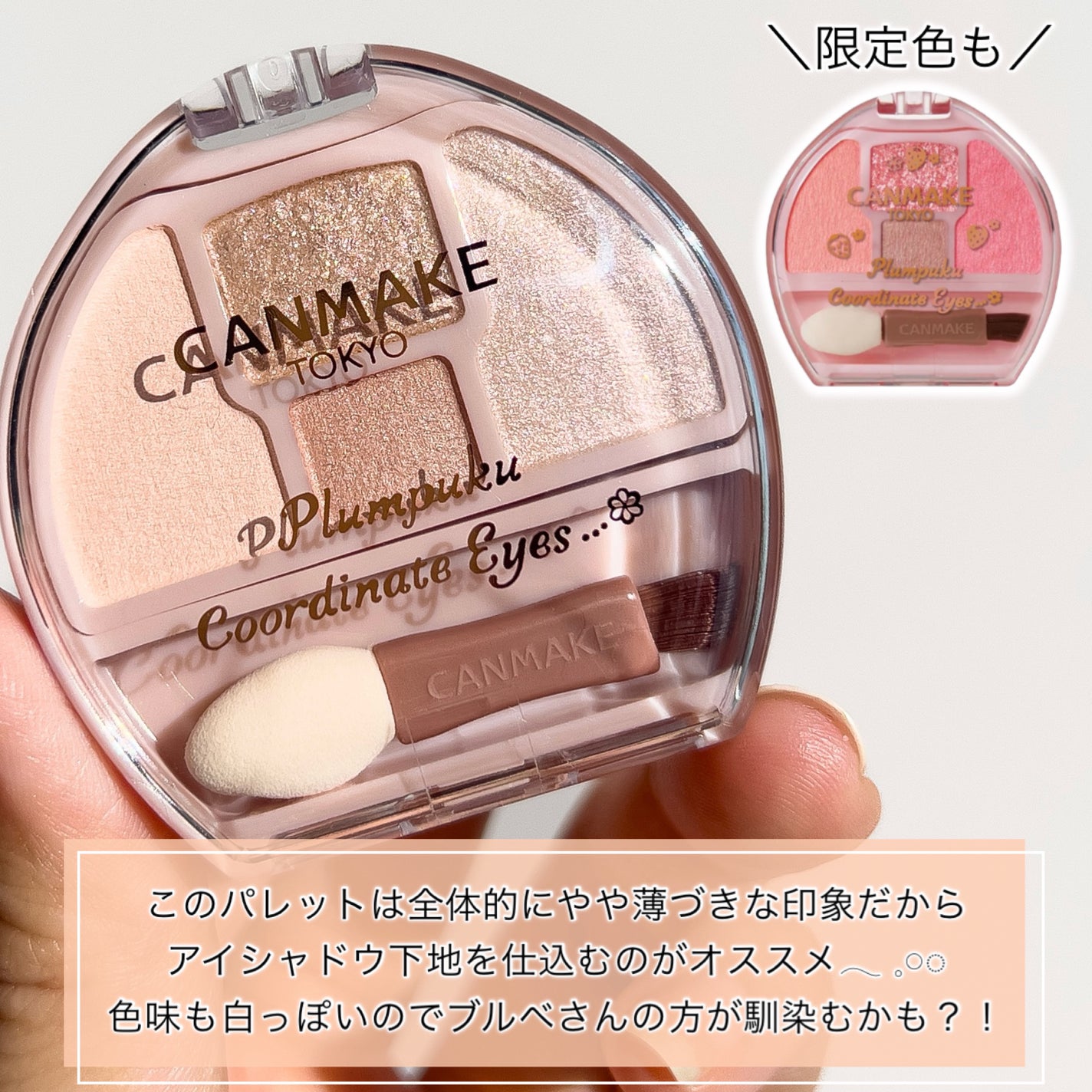 プランぷくコーデアイズ/キャンメイク/パウダーアイシャドウを使ったクチコミ(5枚目)