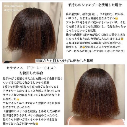 ドリーミー モイスト シャンプー/ヘアトリートメント/THERATIS/市販シャンプーを使ったクチコミ(3枚目)