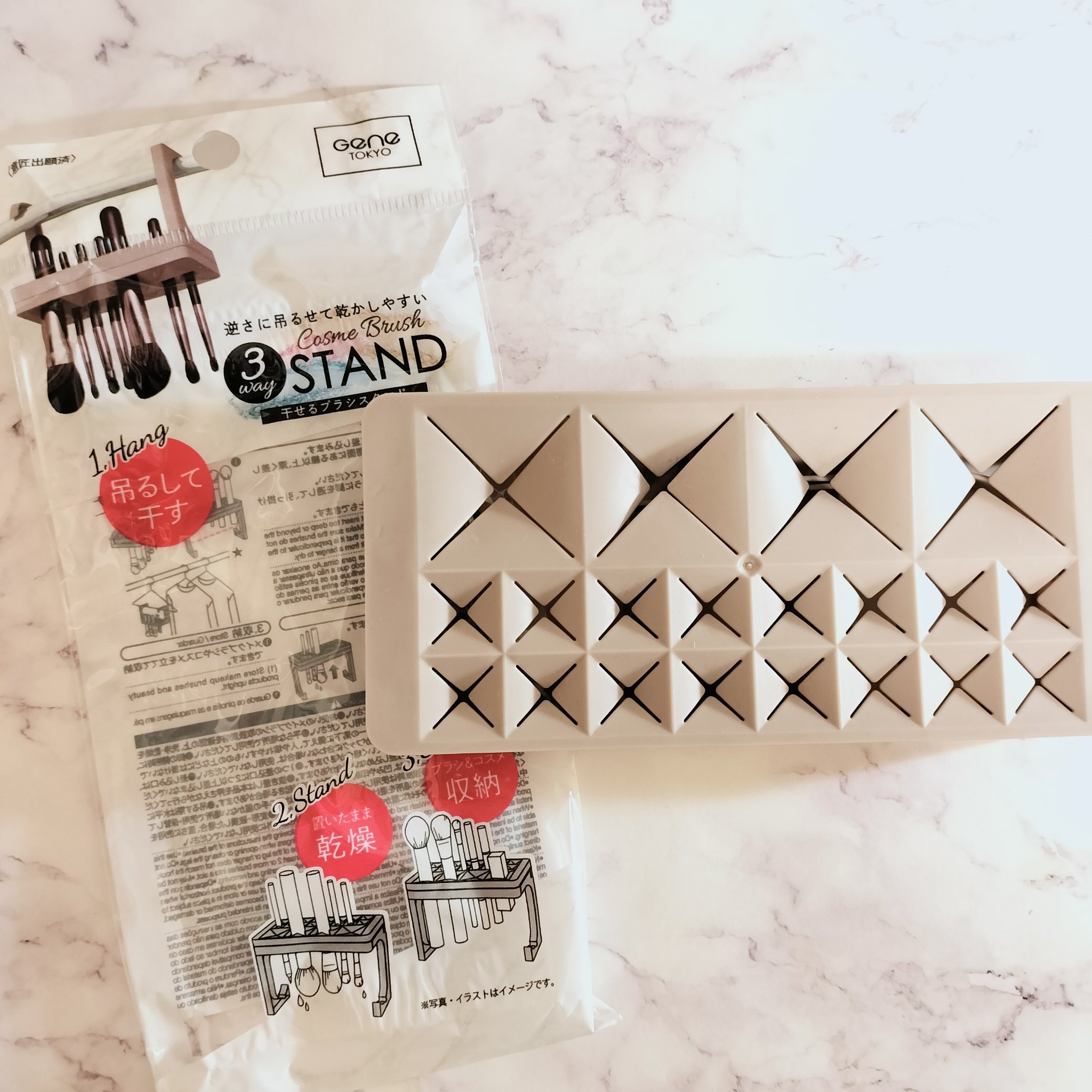 干せるブラシスタンド(3way)/GENE TOKYO/その他を使ったクチコミ（2枚目）