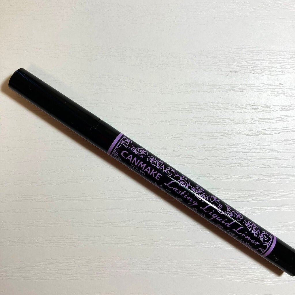 ラスティングリキッドライナー/キャンメイク/リキッドアイライナーを使ったクチコミ(1枚目)