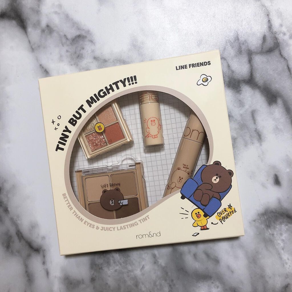 LINE FRIENDS EDITION/rom&nd/メイクアップキットを使ったクチコミ（1枚目）