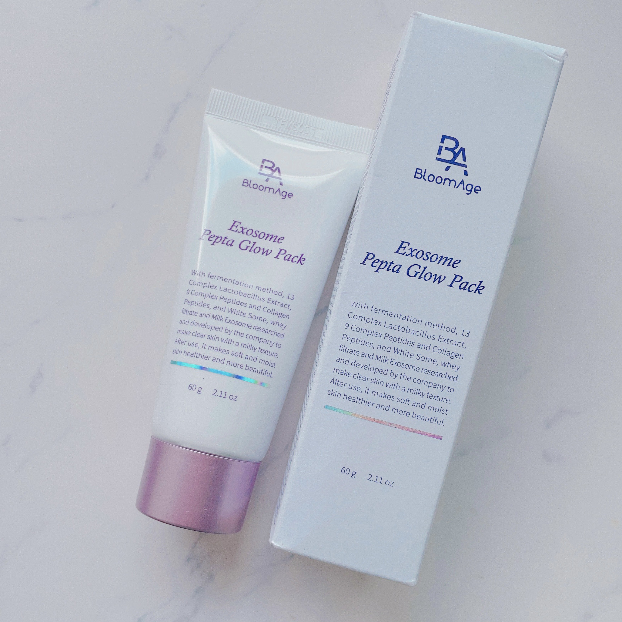 エクソソーム ペプチド グロウ パック/BloomAge/美容液を使ったクチコミ（1枚目）