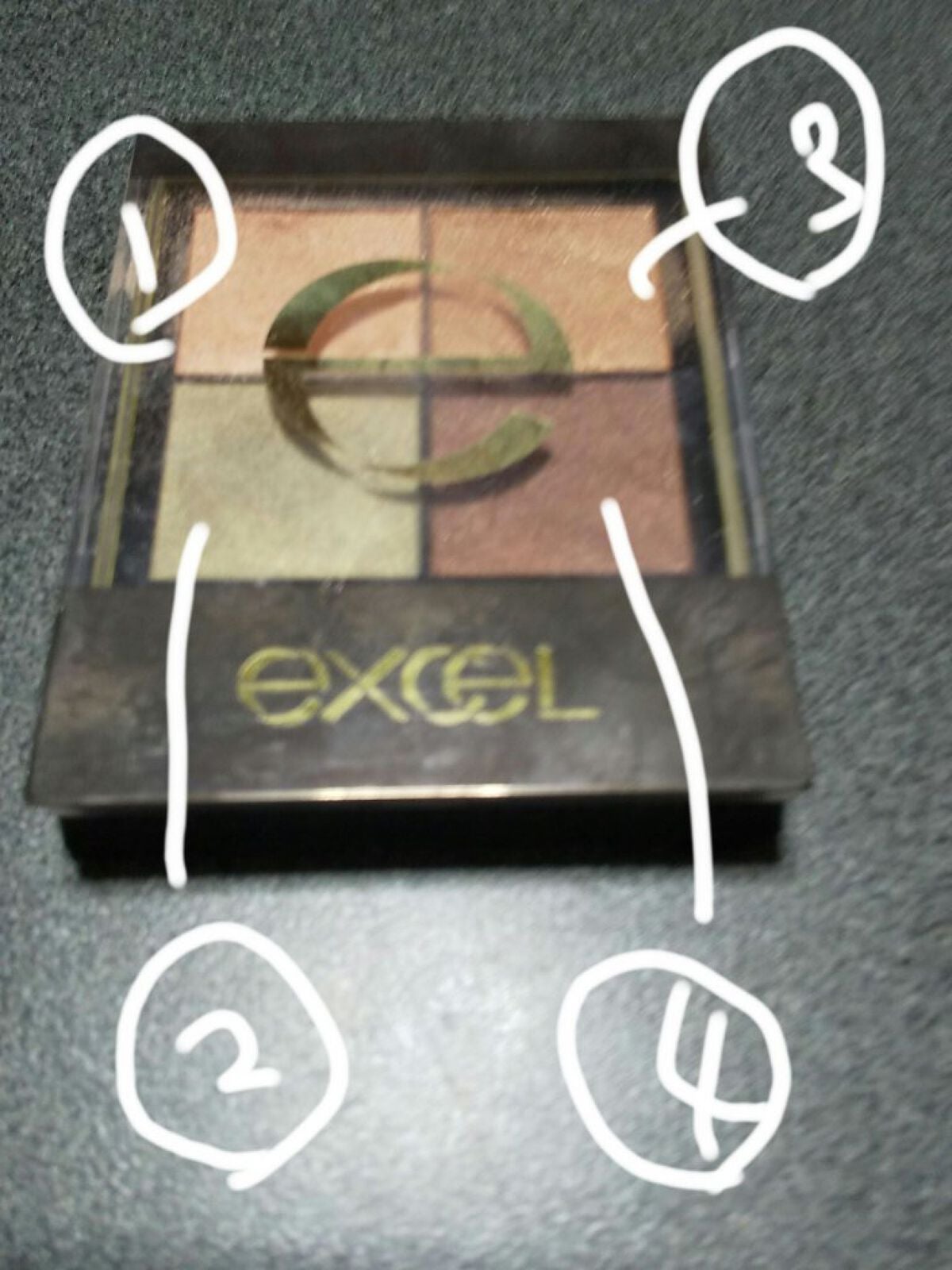 リアルクローズシャドウ/excel/アイシャドウパレットを使ったクチコミ(1枚目)