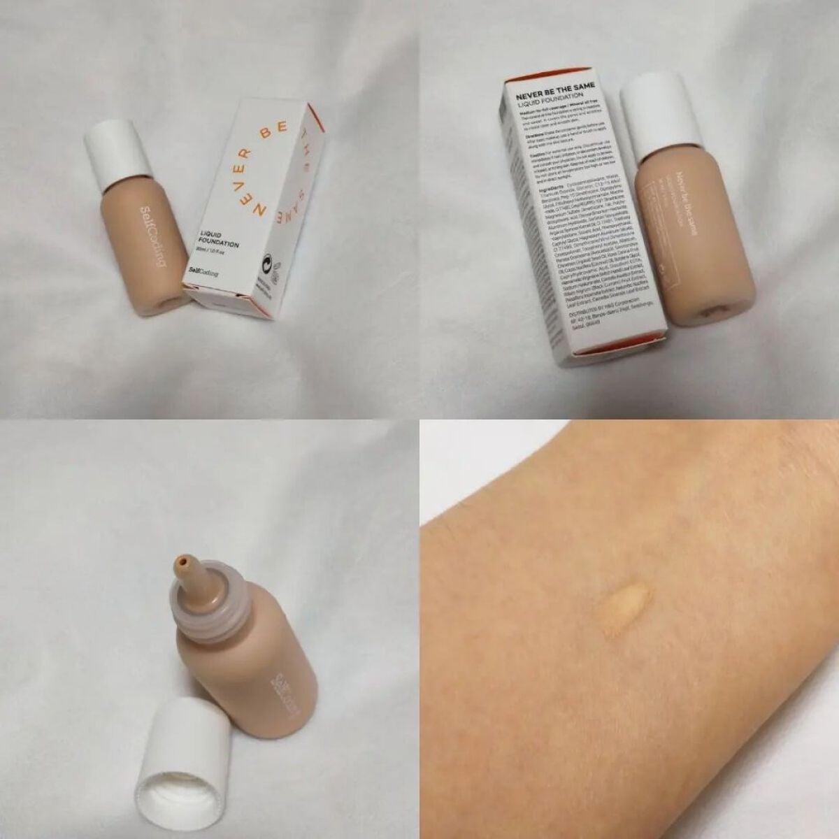 マットリキッドファンデーション ネバービーザセイム/selfcoding/リキッドファンデーションを使ったクチコミ(2枚目)