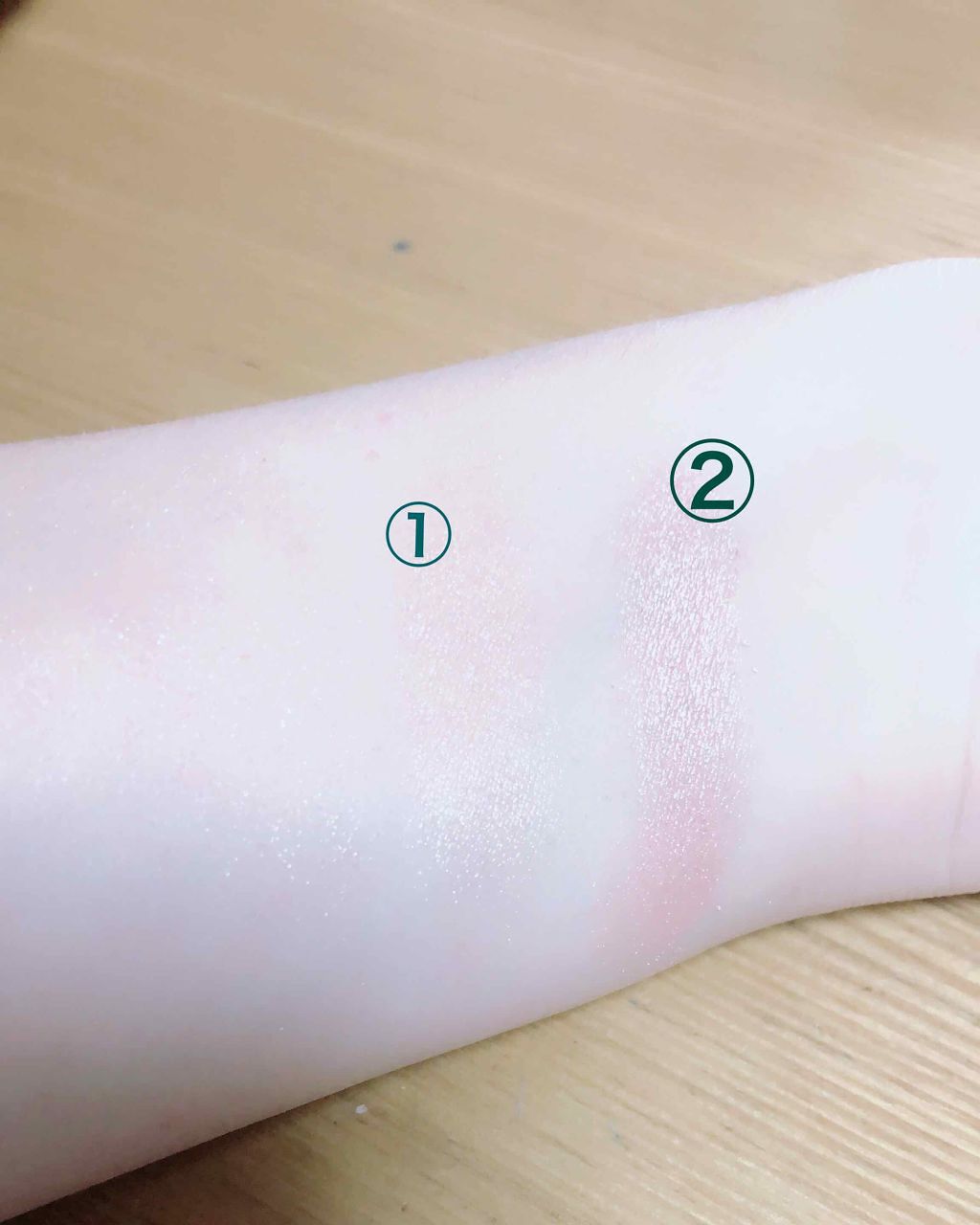 ベイクドハイライター/e.l.f. Cosmetics/パウダーハイライトを使ったクチコミ(2枚目)