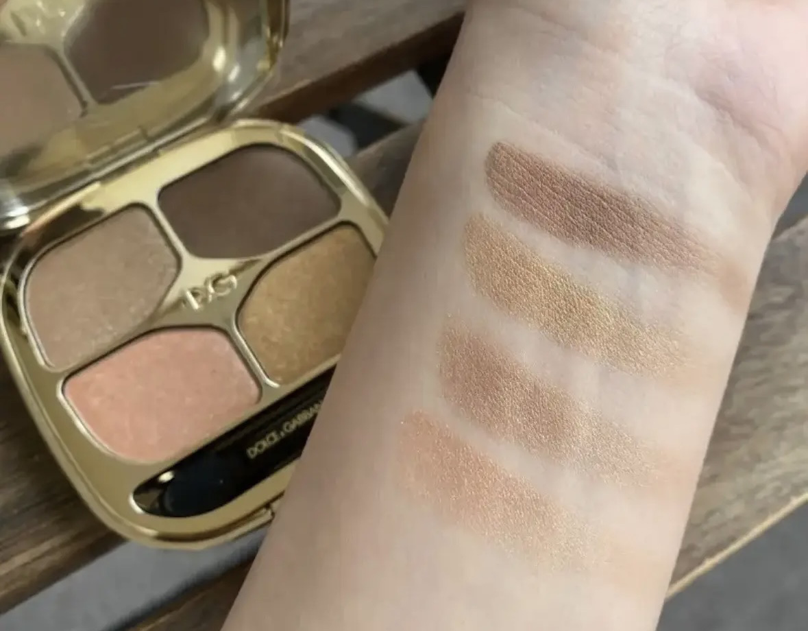 フェリンアイズ インテンスアイシャドウ クアッド/DOLCE&GABBANA BEAUTY/アイシャドウパレットを使ったクチコミ（3枚目）