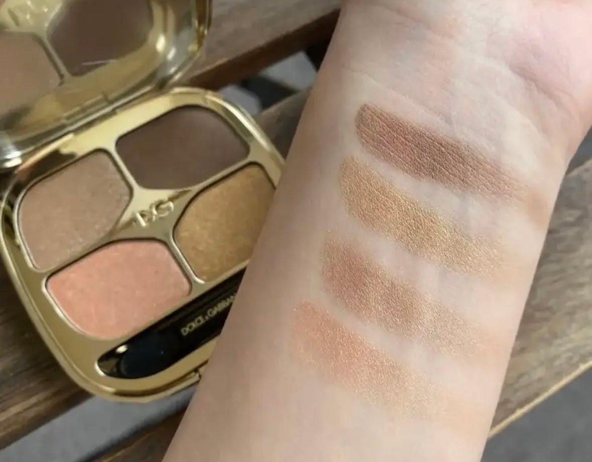 フェリンアイズ インテンスアイシャドウ クアッド/DOLCE&GABBANA BEAUTY/アイシャドウパレットを使ったクチコミ(3枚目)