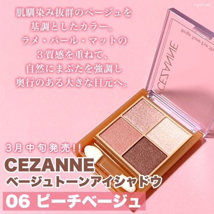 ベージュトーンアイシャドウ/CEZANNE/アイシャドウパレットを使ったクチコミ(2枚目)