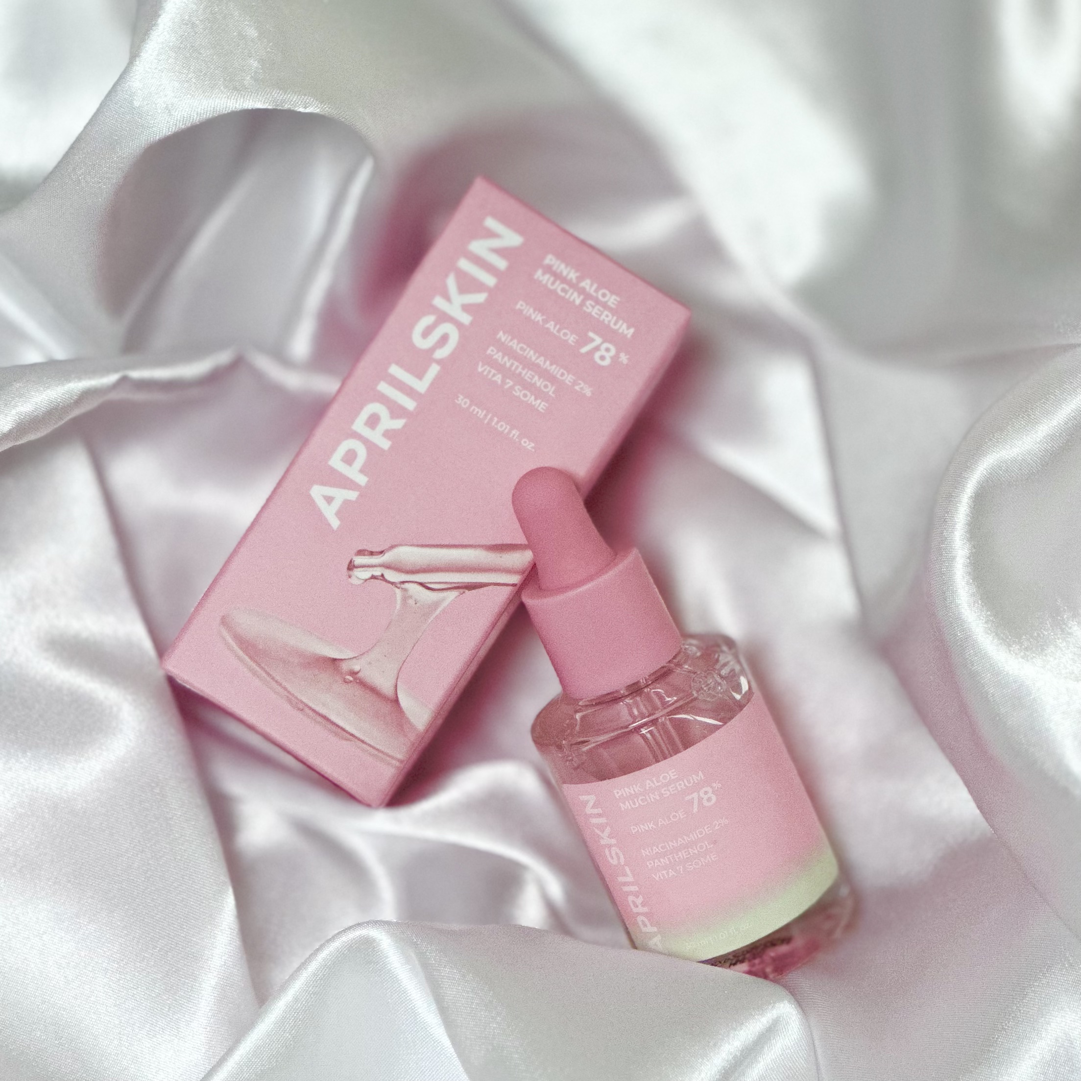 ピンクアロエムチンセラム/APRILSKIN/美容液を使ったクチコミ（1枚目）