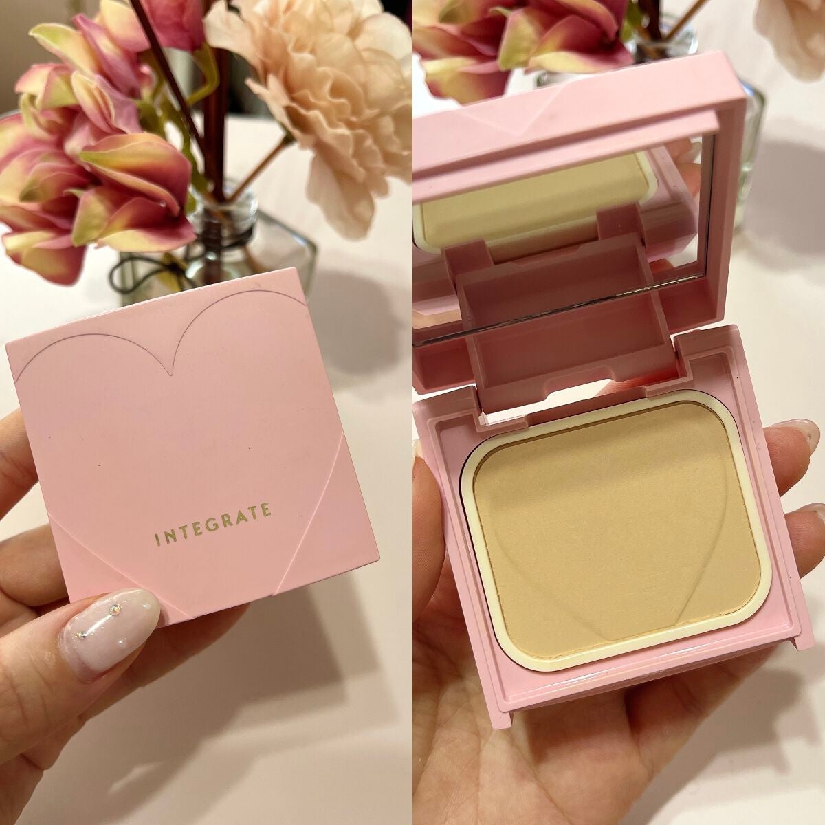 プロフィニッシュファンデーション/インテグレート/パウダーファンデーションを使ったクチコミ(1枚目)