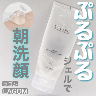 ラゴム ジェルトゥウォーター クレンザー(朝用洗顔)/LAGOM /洗顔フォームを使ったクチコミ（1枚目）