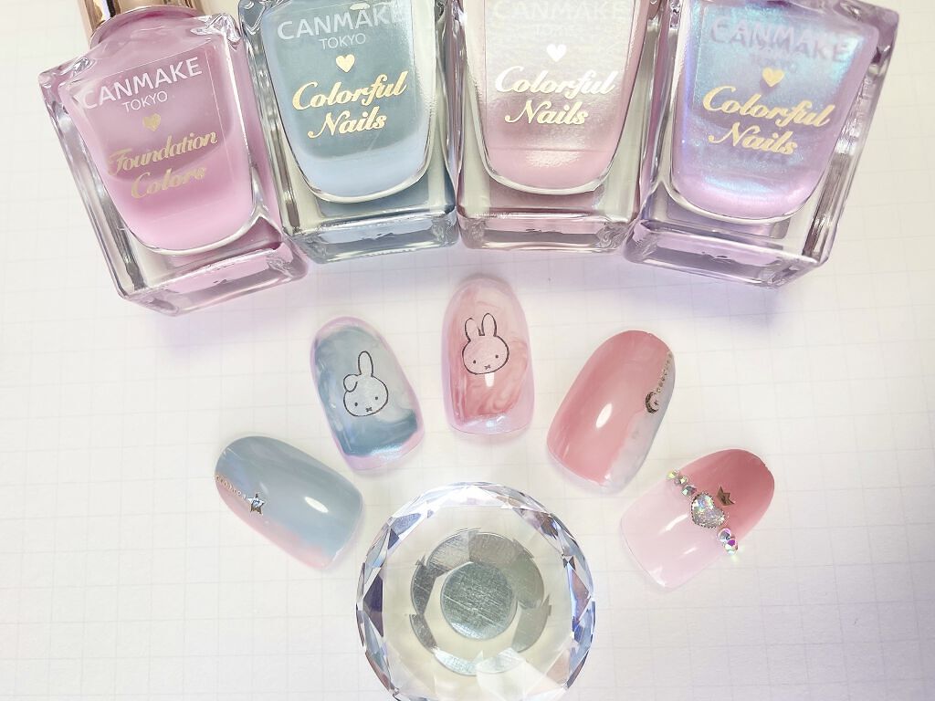 カラフルネイルズ/キャンメイク/マニキュアを使ったクチコミ（2枚目）