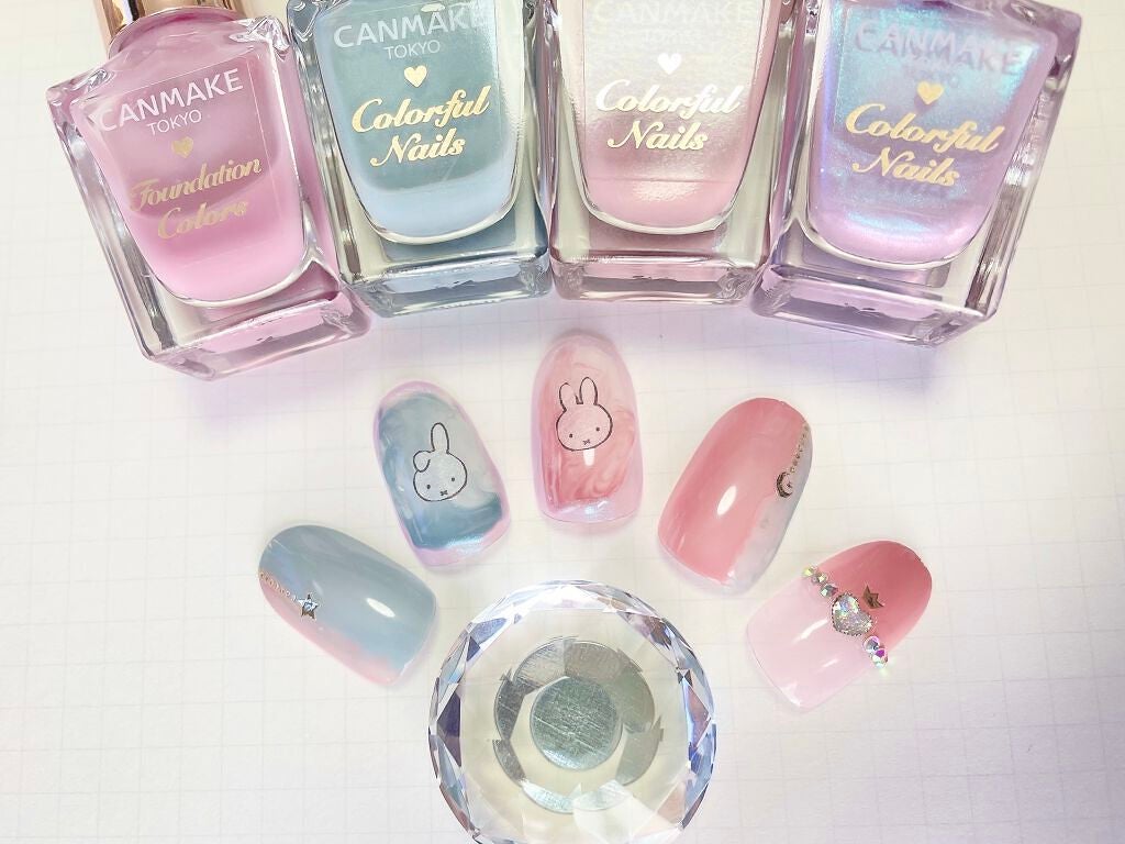 カラフルネイルズ/キャンメイク/マニキュアを使ったクチコミ(2枚目)
