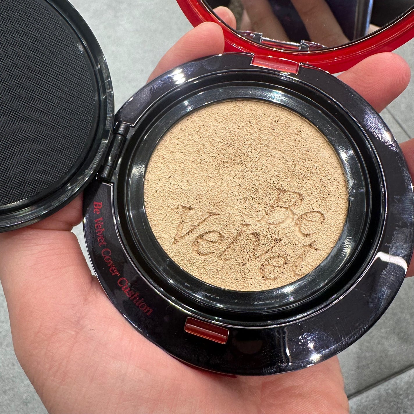 ビーベルベットカバークッション/espoir/クッションファンデーションを使ったクチコミ(2枚目)