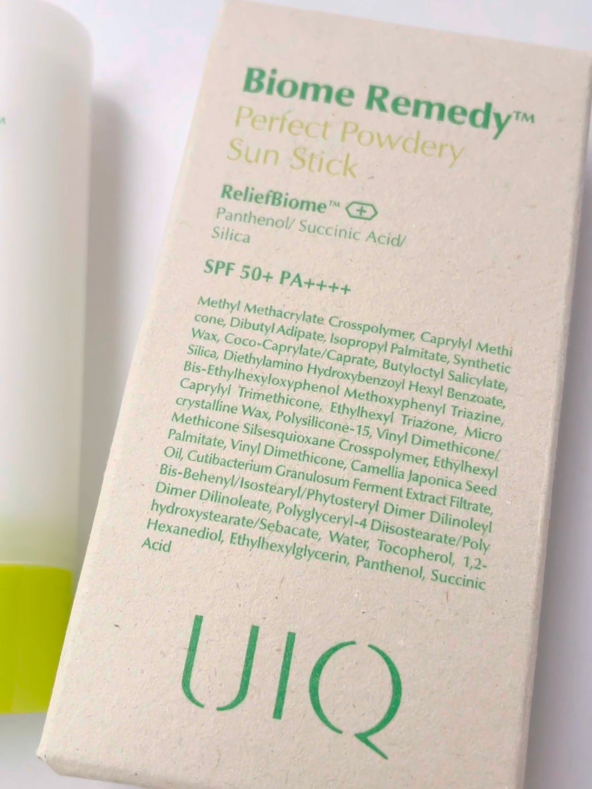 バイオームパーフェクトさらさらUVスティック/UIQ/日焼け止めスティックを使ったクチコミ(1枚目)