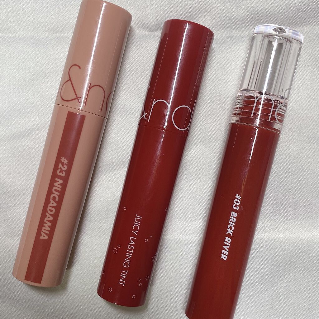 ジューシーラスティングティント/rom&nd/リップティントを使ったクチコミ(1枚目)