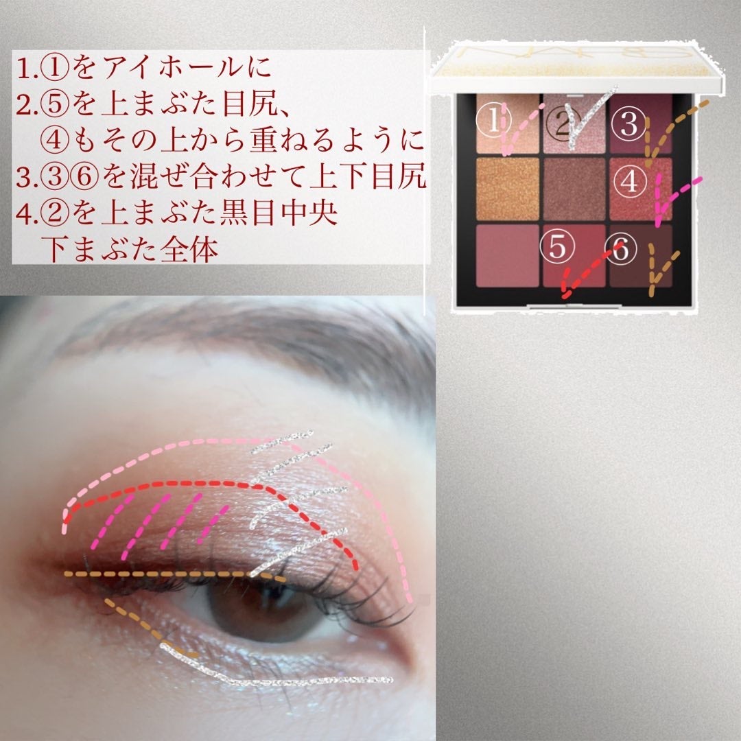 エンドレスナイツ アイシャドーパレット/NARS/アイシャドウパレットを使ったクチコミ(2枚目)