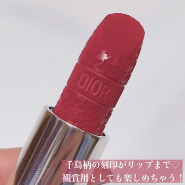 ルージュ ディオール 720 アイコン ベルベット<ニュー ルック エディション>（生産終了）/Dior/口紅を使ったクチコミ（3枚目）