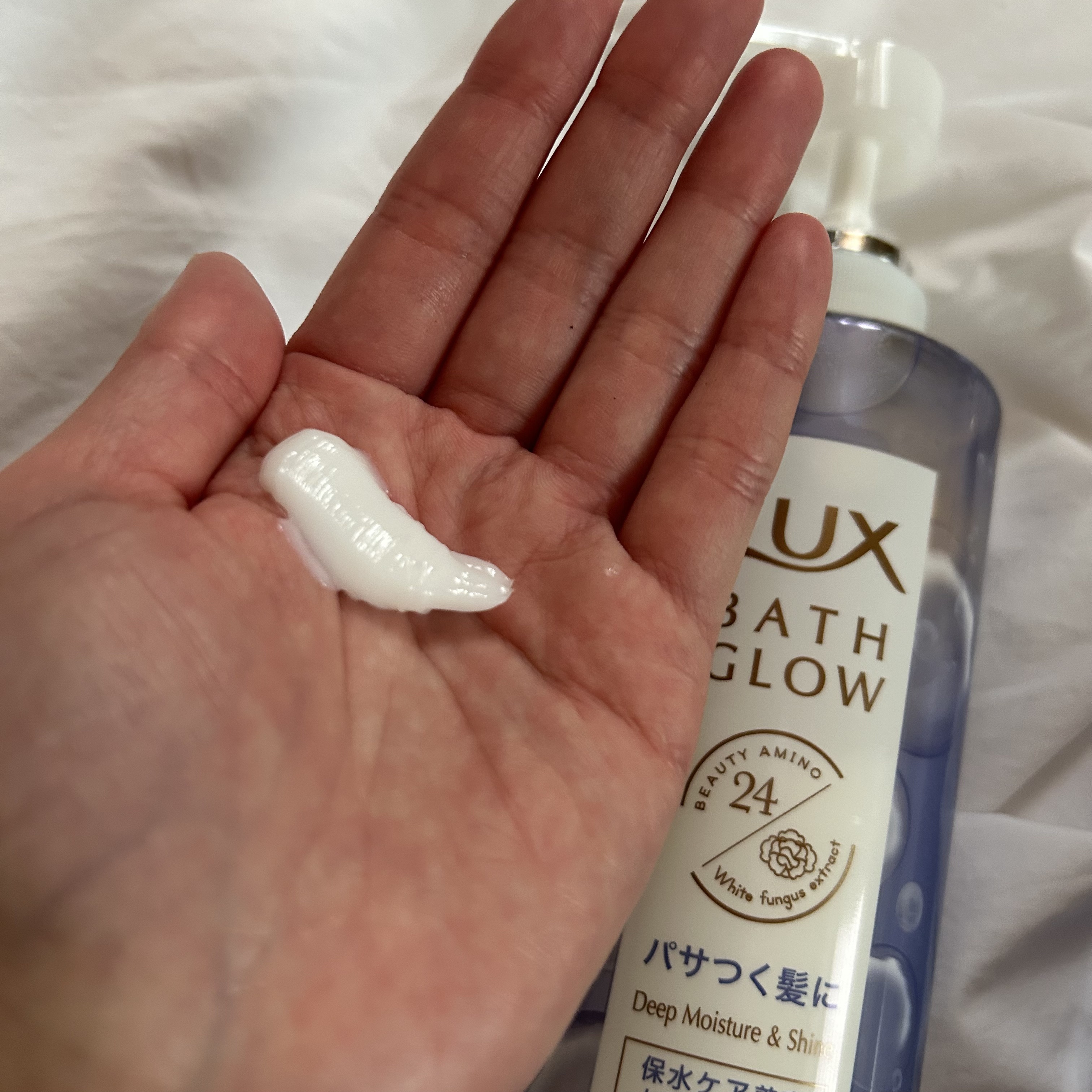 バスグロウ ディープモイスチャー&シャイン シャンプー/トリートメント トリートメント/LUX/市販シャンプーを使ったクチコミ（3枚目）