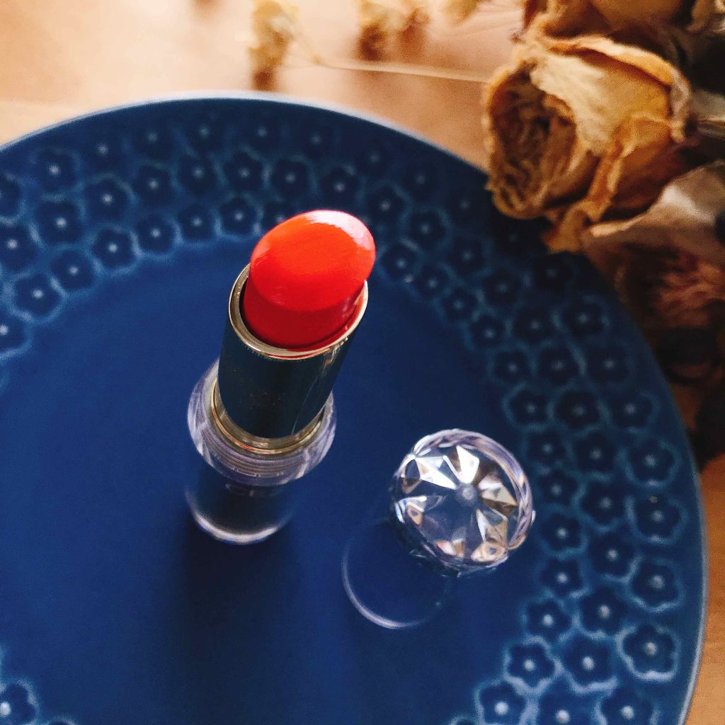 ラスティンググロスリップ/CEZANNE/口紅を使ったクチコミ（2枚目）