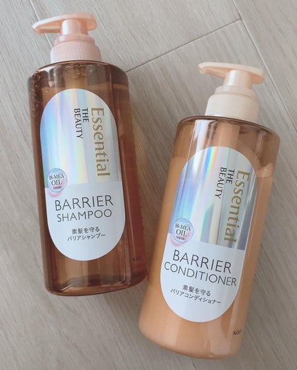 ザビューティ 髪のキメ美容素髪を守る バリアシャンプー/コンディショナー/エッセンシャル/シャンプー・コンディショナーを使ったクチコミ(1枚目)
