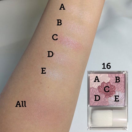 グロウフルールチークス/キャンメイク/パウダーチークを使ったクチコミ(6枚目)