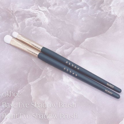 okhee ベースアイシャドウブラシ NUN01/SOOA DOR/メイクブラシを使ったクチコミ(5枚目)