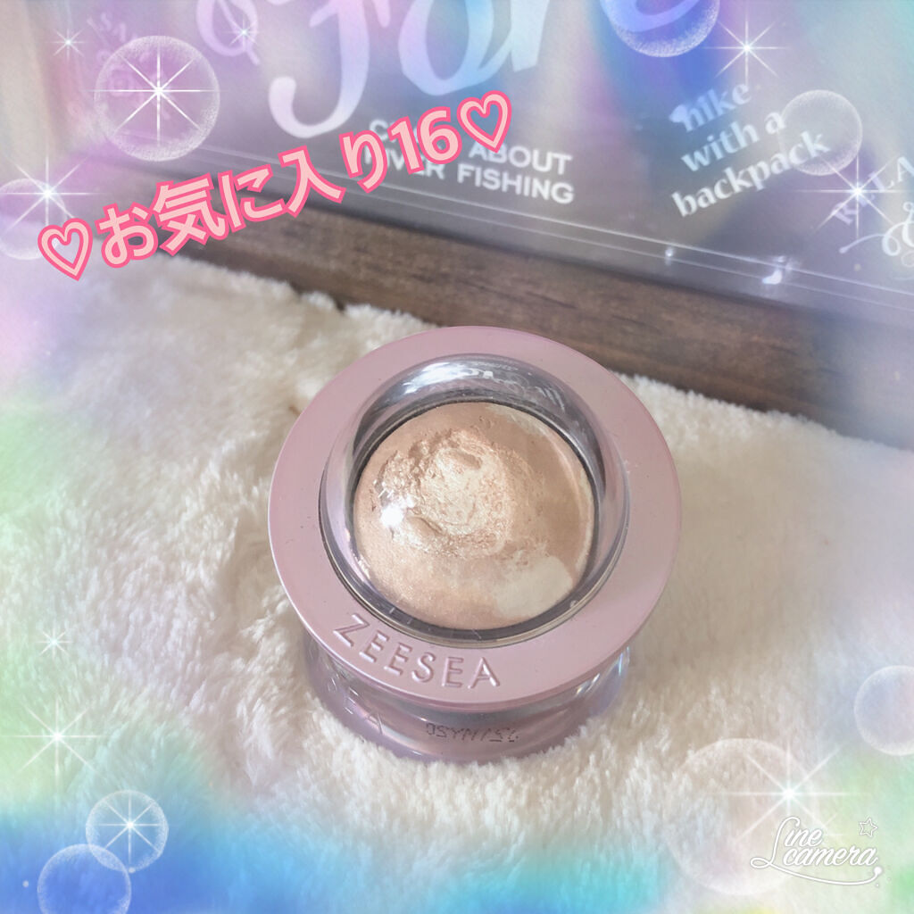 ZEESEA 惑星ハイライト 03 GP ギャラクシーピンク/ZEESEA/パウダーハイライトを使ったクチコミ（1枚目）