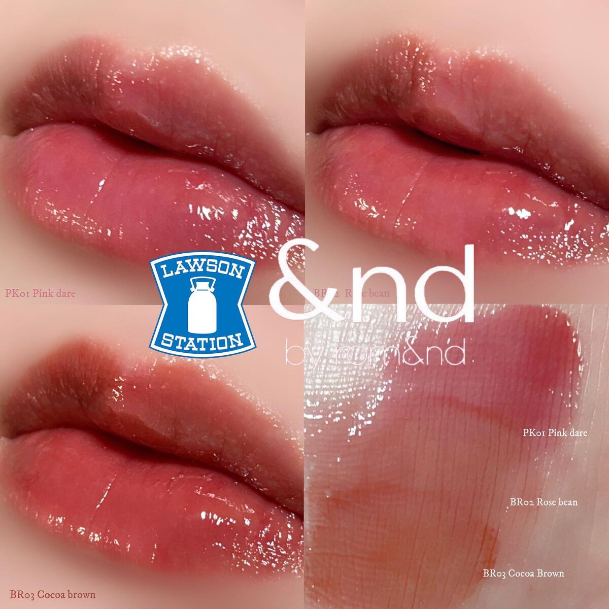 アンドバイロムアンド グラッシーボムティント/&nd by rom&nd/リップティントを使ったクチコミ(1枚目)